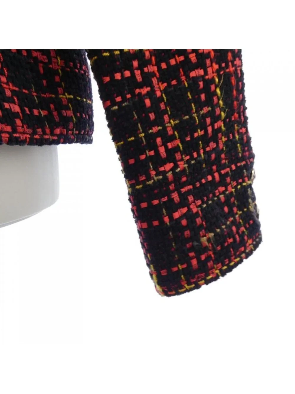 Chanel Collarless Jacket Black